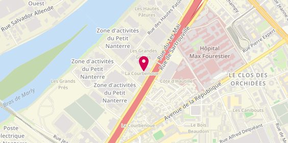 Plan de KIA Nanterre, 6 Rue des Peupliers, 92000 Nanterre