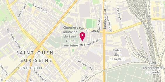 Plan de St Auto Service, 27 Rue Emile Cordon, 93400 Saint-Ouen-sur-Seine