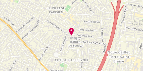 Plan de Garage du Grand Paris, 14 Rue Proudhon, 93000 Bobigny