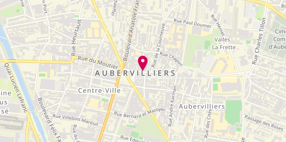 Plan de Flashcars, 8 Rue du Moutier, 93300 Aubervilliers