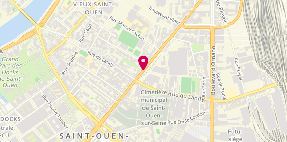 Plan de Le Village Neubauer, 233 Boulevard Anatole France, 93200 Saint-Denis