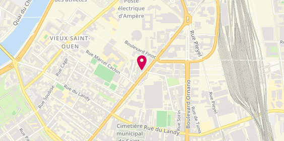 Plan de AVC Services, 226 Boulevard Anatole France, 93200 Saint-Denis