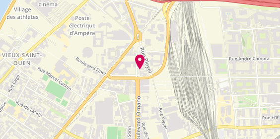Plan de Garage Pleyel, 29 Boulevard Ornano, 93200 Saint-Denis
