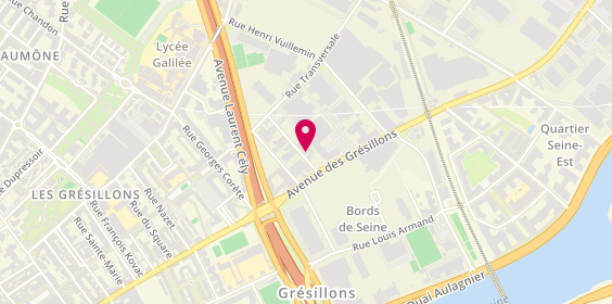 Plan de G.M.G, 8 Rue Arsène Houssaye, 92230 Gennevilliers