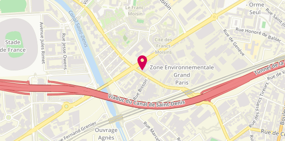 Plan de Auber Diag Services, 19 Bis chemin d'Aubervilliers, 93200 Saint-Denis