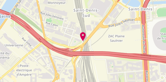 Plan de Saint Denis Pare Brise S.D.P.B, 1 Route Révolte, 93200 Saint-Denis