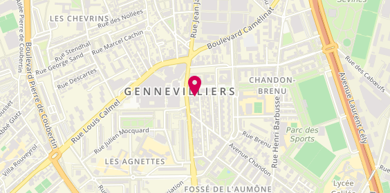 Plan de Garage de la Mairie, 4 Rue du Puits Guyon, 92230 Gennevilliers