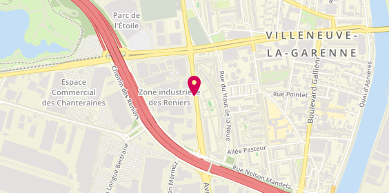 Plan de Factory Location - Artisan Motors, 21 avenue Jean Jaurès, 92390 Villeneuve-la-Garenne