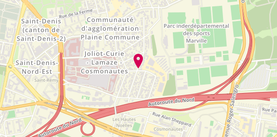 Plan de Auto Pare-Brise, 32 Rue Jean-Jacques Rousseau, 93200 Saint-Denis