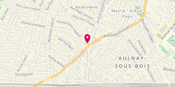 Plan de Alliance AULNAY, 37 avenue Anatole France, 93600 Aulnay-sous-Bois