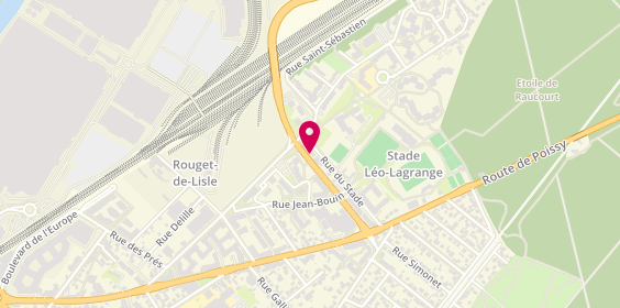 Plan de JBV Garage du Stade, 18 avenue de Pontoise, 78300 Poissy
