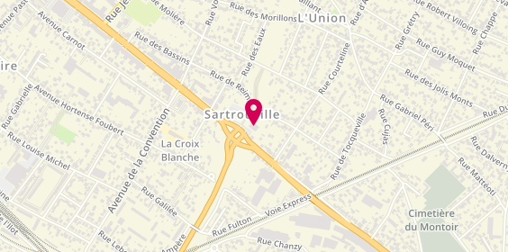 Plan de Top Carrosserie - Carrosserie Jds, 183 avenue Maurice Berteaux, 78500 Sartrouville