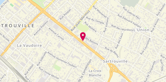 Plan de AK auto services, 97 avenue Maurice Berteaux, 78500 Sartrouville