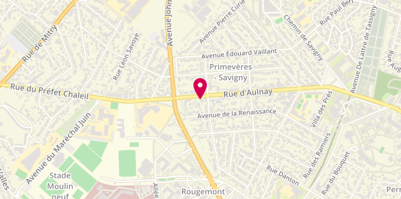 Plan de Auto Central 93, 91 Rue d'Aulnay, 93270 Sevran
