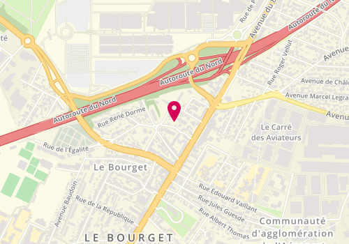 Plan de Garage BN Auto au Bourget, 10 Rue du Commandant Brasseur, 93350 Le Bourget