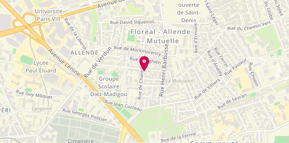 Plan de Amcd Auto, 21 Rue d'Argenteuil, 93200 Saint-Denis