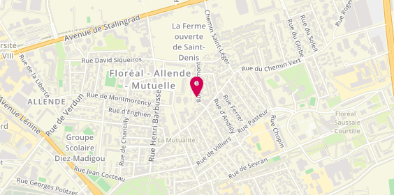 Plan de CAMIER Jean, 7 Rue Ermont, 93200 Saint-Denis