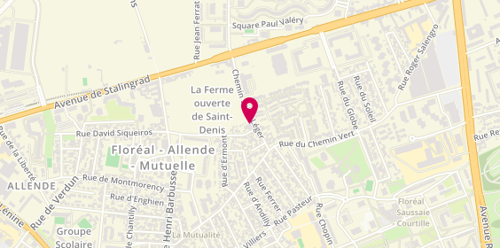 Plan de Garage Heurtault, 19 chemin de Saint-Léger, 93200 Saint-Denis