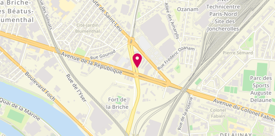 Plan de Formula Loc, 2 Rue Claude Debussy, 93800 Épinay-sur-Seine