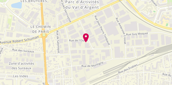 Plan de Bennes Locations Services, 7 Rue de l'Ouest, 95100 Argenteuil