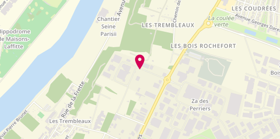 Plan de Boulevard de l'Automobiles, 1 Rue des Renards, 78500 Sartrouville