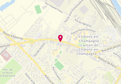 Plan de Tpr, 127 avenue de Paris, 51000 Châlons-en-Champagne