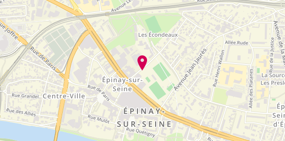 Plan de Stop Auto Service, 58 Avenue de la Reublique, 93800 Épinay-sur-Seine