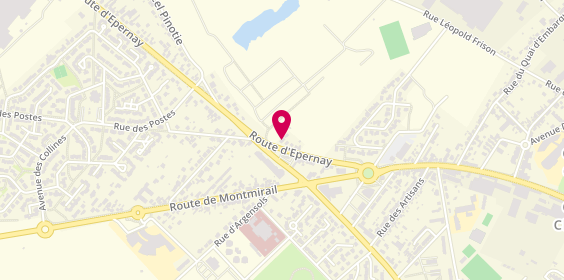 Plan de BULLADO André, 18 Route d'Epernay, 51510 Fagnières
