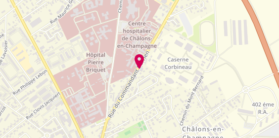 Plan de Garage Collet, 44 Bis Rue Commandant Derrien, 51000 Châlons-en-Champagne