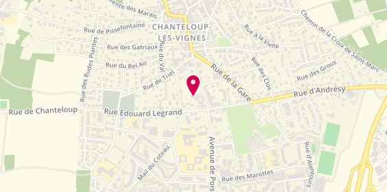 Plan de Garage Eclaire, 6 Bis Rue Edouard Legrand, 78570 Chanteloup-les-Vignes