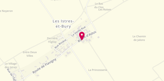 Plan de PADOY Luc, 10 Route d'Athis, 51190 Les Istres-et-Bury