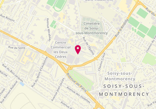 Plan de Station Lavage auto MYN Distribution, Derrière Bricorama
22 Rue des Dures Terres, 95230 Soisy-sous-Montmorency