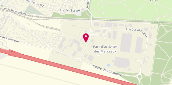 Plan de Agent Citroen, Zone Industrielle Les Marceaux 3 Rue des Frères Montgolfier, 78710 Rosny-sur-Seine