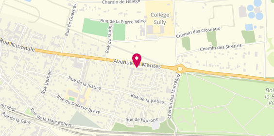 Plan de Garage de Rosny, 29 avenue de Mantes, 78710 Rosny-sur-Seine