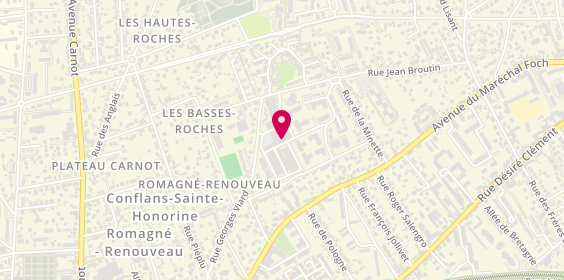 Plan de Atelier M8, 10 Rue du Renouveau, 78700 Conflans-Sainte-Honorine