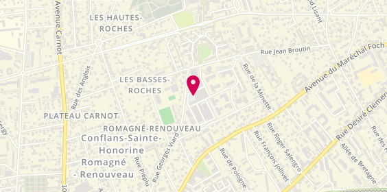 Plan de Label Auto, 16-18 Rue du Renouveau, 78700 Conflans-Sainte-Honorine