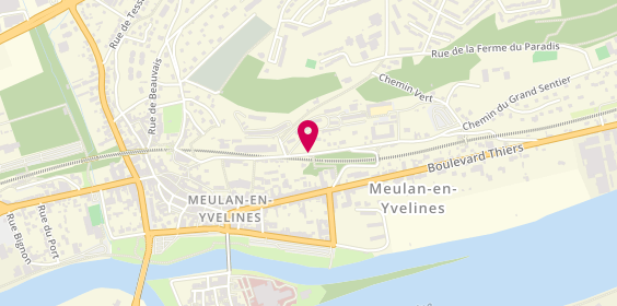 Plan de Meulan Auto Services, 14 Rue Nicolas Leclerc, 78250 Meulan