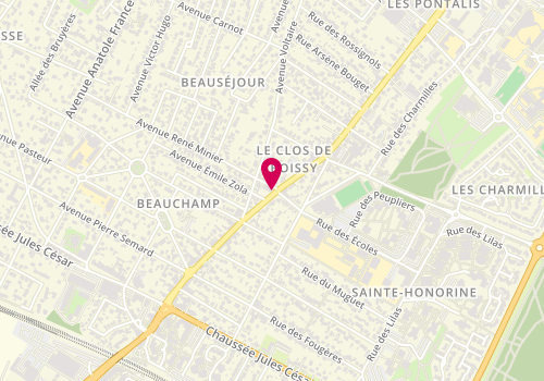 Plan de Garage de Beauchamp, 51 Avenue General Leclerc, 95250 Beauchamp
