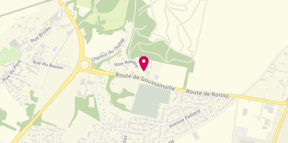 Plan de Auto Express, 17 Route de Roissy, 95190 Goussainville