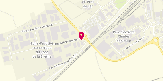 Plan de B.R.A.X Automobile, Rue du Pont de la Brèche, 95190 Goussainville