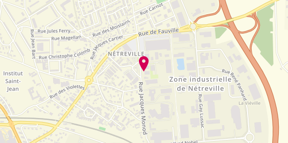 Plan de Autoservice Hervé, 684 Rue Jacques Monod
Rue de Netreville, 27000 Évreux