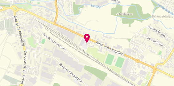 Plan de Autoshop, 6 Allée des Peupliers Altenstadt, 67160 Wissembourg