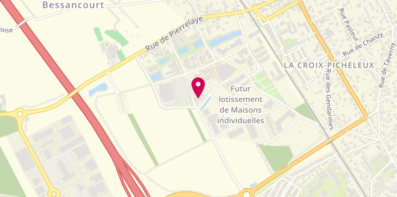 Plan de Agent Peugeot, Zone Aménagement des Meuniers
9 Rue Stéphane Hessel, 95550 Bessancourt