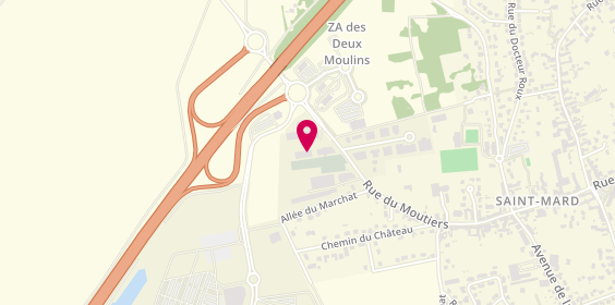 Plan de Mct Auto, 63 Bis Rue du Moutiers, 77230 Saint-Mard