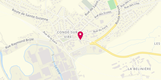 Plan de Access - TotalEnergies, 30 Rue Alfred Duros, 50890 Condé-sur-Vire