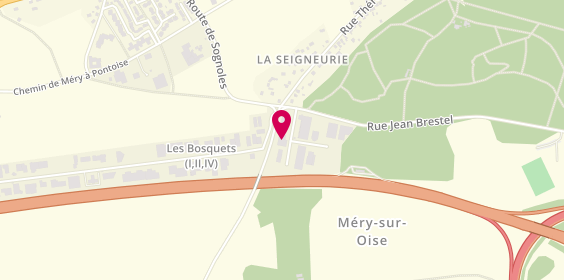 Plan de H 2 M Auto, 2 parc Activites 4 Chemins, 95540 Méry-sur-Oise
