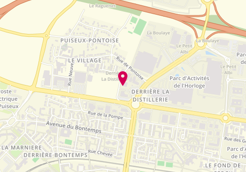 Plan de First Stop Formule Pro Puiseux-Pontoise, Zone Aménagement du Moulin à Vent, 95650 Puiseux-Pontoise