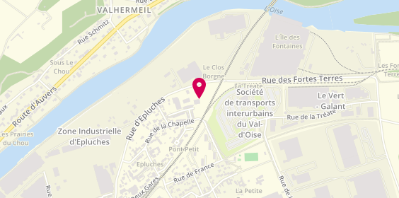 Plan de Garage Reparations P L Boutoux, 102 Rue d'Epluches, 95310 Saint-Ouen-l'Aumône