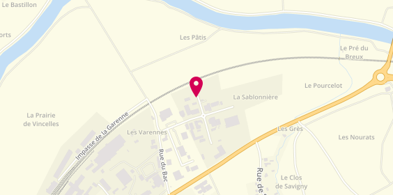 Plan de Garage Vallé José, Zone Industrielle Les Varennes 5 Rue de la Gravière, 51700 Dormans