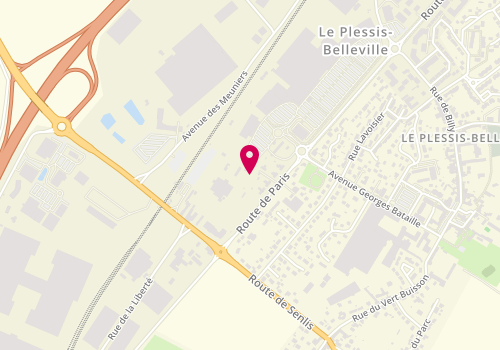 Plan de Carrosserie du plessis, 15 Bis Route de Paris, 60330 Le Plessis-Belleville